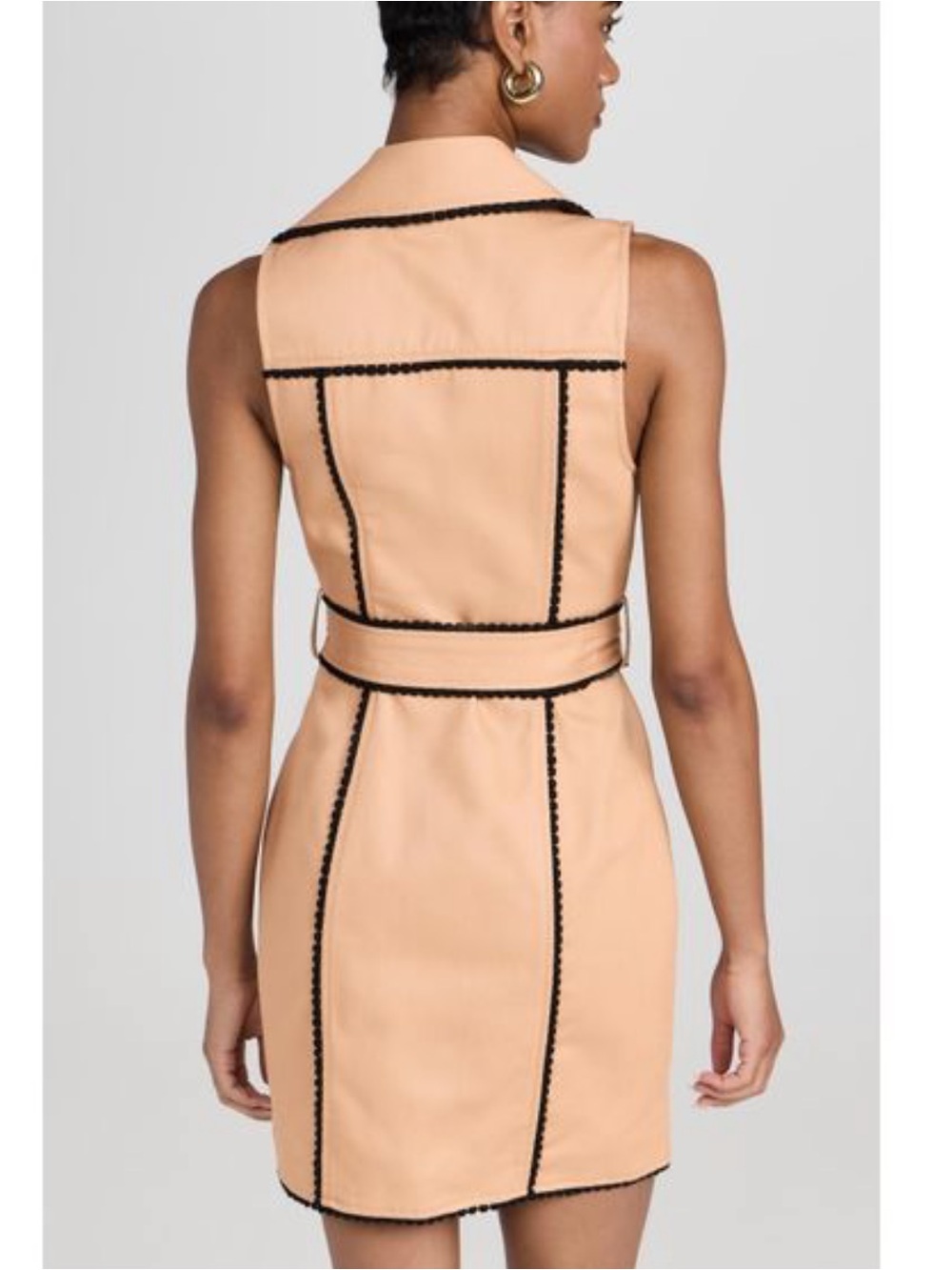 L'AGENCE Hale Trench mini dress - Picture 15 of 16